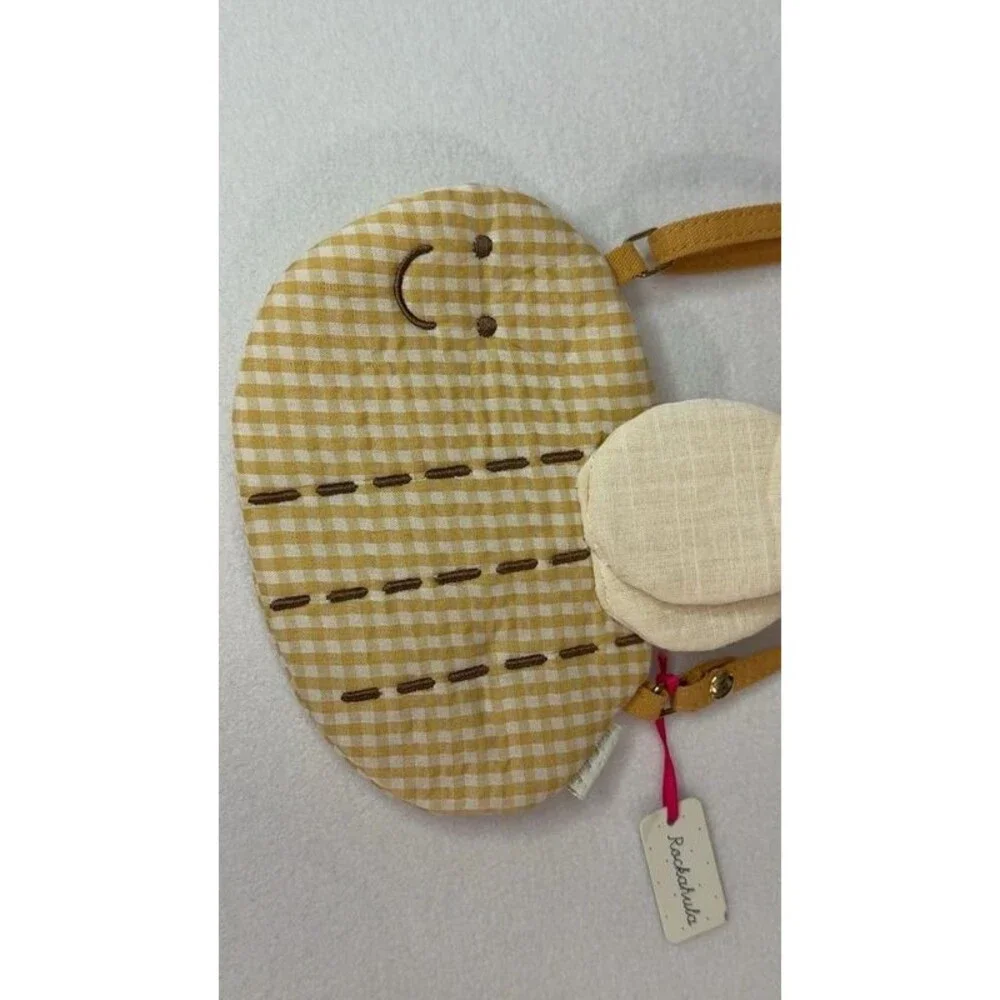 Rockahula Beryl Bumble Bee Gingham Crossbody Kids Bag Purse